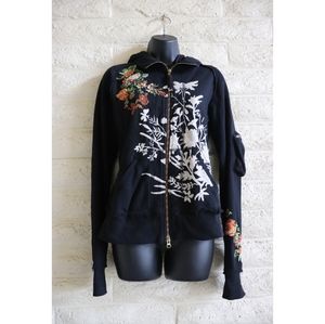 Johnny Was | Old Milwaukee Days Circus hoodie EUC